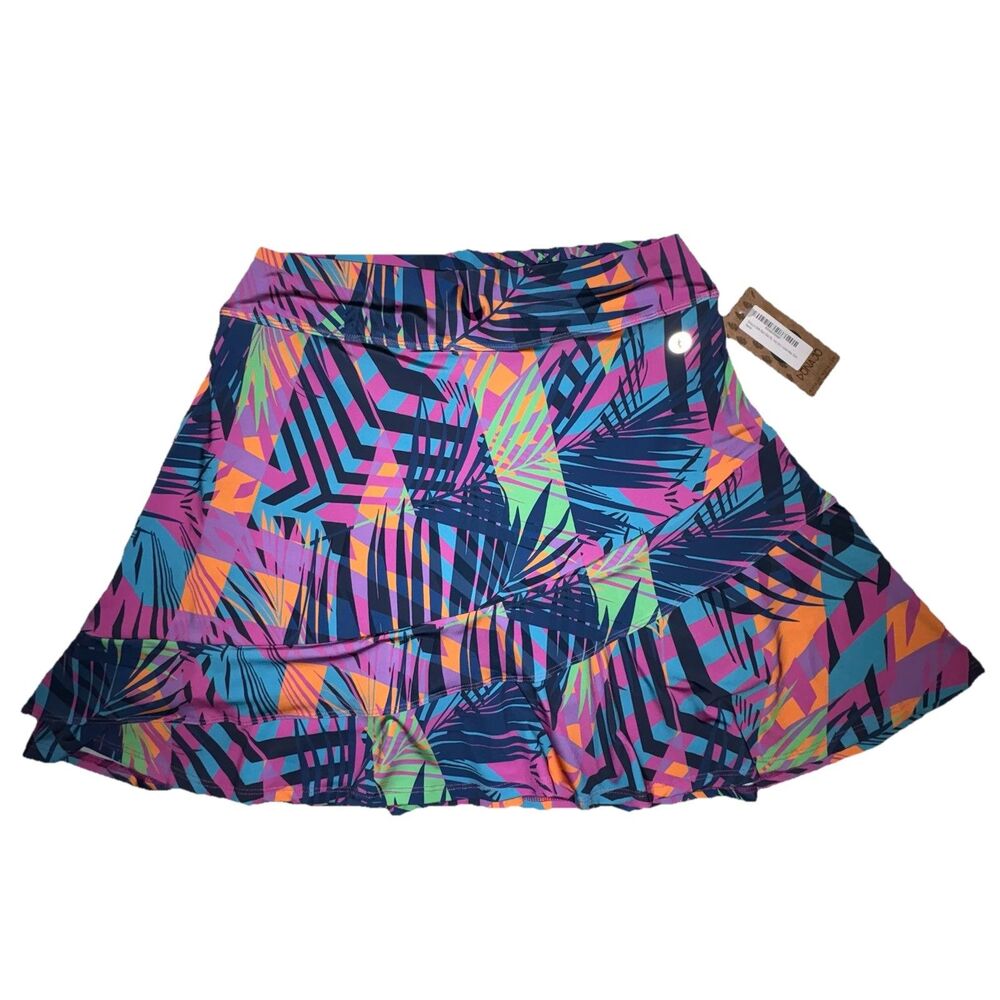 Dona Jo Glide Kelaya Skort Golf Pickleball Tennis Skirt Pockets Size XL Long 19"